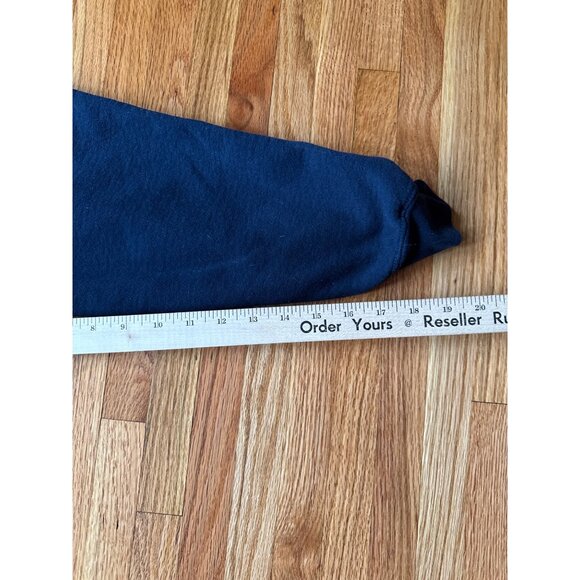 Gildan Heavy Blend Navy Hoodie K102 Design Full Zip L - Picture 3 of 6